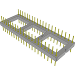 Conn DIP Adapter HDR 40 POS 2.54mm ST Thru-Hole Bulk