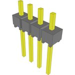 Conn Unshrouded Header HDR 4 POS 2.54mm Solder ST Thru-Hole Bulk