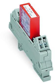 WAGO-288-568 Sonstige Relais Electromechanical Relay 24VDC 24VAC 5A SPST-NC(13x85x47)mm DIN Rail Relay Module
