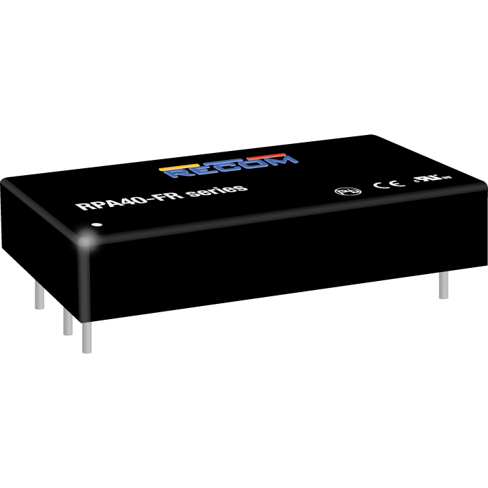 RECOM Power-RPA40-11012SFR Convertisseur CC en CC et module de régulateur de commutation Module DC-DC 110VIN 1-OUT 12V 3.333A 40W 6-Pin Tube