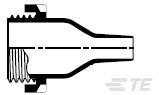 TE Connectivity-878123-000 Termoretraibili Heat Shrink Cable Entry Seal ST Semi-Rigid Modified Polyolefin Black