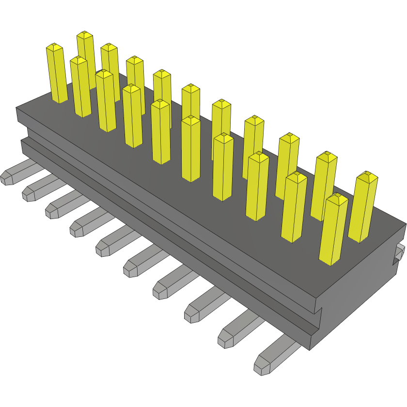 Samtec-FTMH-110-03-L-DV Steckverbinderleisten und Leiterplattenbuchsen Conn Unshrouded Header HDR 20 POS 1mm Solder ST Top Entry SMD Tube