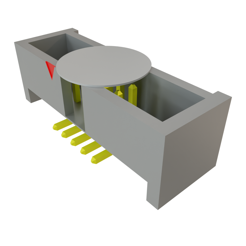 Samtec-ESHF-105-01-L-D-SM-K-TR Steckverbinderleisten und Leiterplattenbuchsen Conn Shrouded Header (4 Sides) HDR 10 POS 1.27mm Solder ST Top Entry SMD T/R