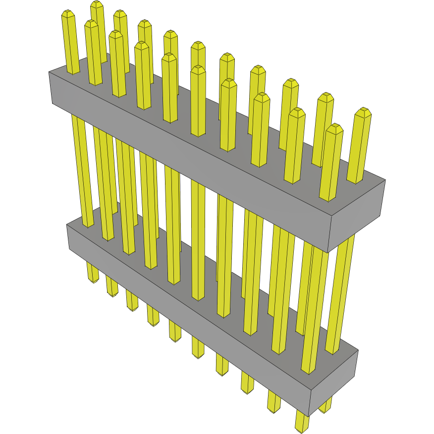 Samtec-TW-10-07-L-D-500-110 Steckverbinderleisten und Leiterplattenbuchsen Conn Board Stacker HDR 20 POS 2mm Solder ST Top Entry Thru-Hole Bulk