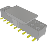 Conn Socket Strip SKT 18 POS 2mm Solder ST Top Entry SMD TIGER EYE™ T/R