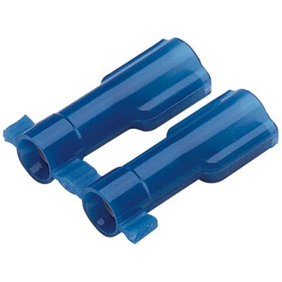 Panduit-DNG14-250FB-3K 连接器端子 Quick Disconnect Terminal 14-16AWG Brass Blue F 23.6mm Tin T/R