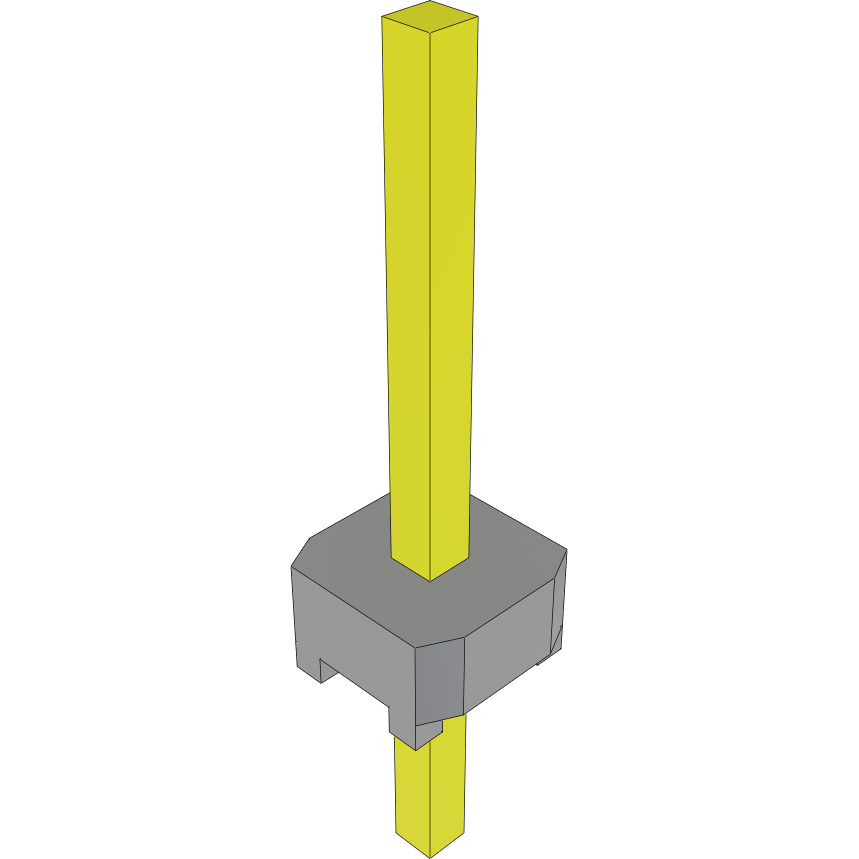 Samtec-MTLW-101-07-T-S-250 Piastre connettori e prese PCB Conn Unshrouded Header HDR 1 POS Solder ST Top Entry Thru-Hole Bulk