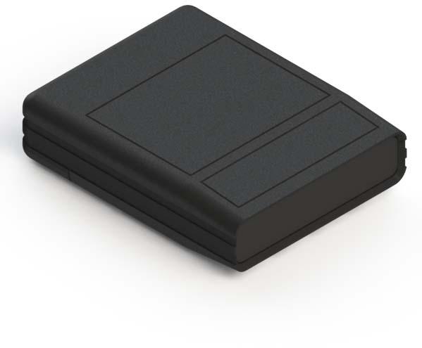 Serpac Electronic Enclosures-M4,BK 箱、罩及架 Handheld Remote ABS AA Battery Enclosure- Black