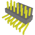 Conn Unshrouded Header HDR 12 POS 2mm Solder RA Side Entry SMD/Thru-Hole Tube