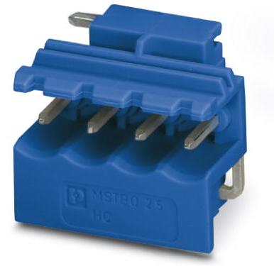 PHOENIX CONTACT-2907790 Cabezales del conector y receptáculos PCB Conn Shrouded Header (2 Sides) HDR 4 POS 5mm Solder RA Side Entry Thru-Hole Cardboard