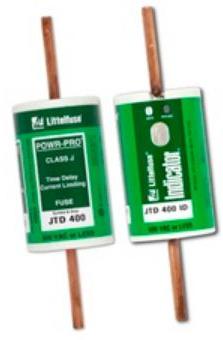 Littelfuse-0JTD080.VXID Fusibles Fuse Class J Slow Blow Acting 80A 600V Screw Mount Flat 28.6 X 66.7mm Melamine