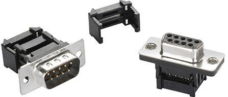 CnC Tech, LLC-410F0-09-1-00 Conector D-subminiatura Conn D-Sub F 9 POS IDT RA Cable Mount 9 Terminal 1 Port Bulk
