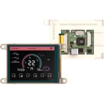 4D Systems-GEN4-RP2350-28T Modules TFT 2.8in TFT QVGA 240x320Pixels SPI 250cd/m2 LED Backlight -20°C to 65°C