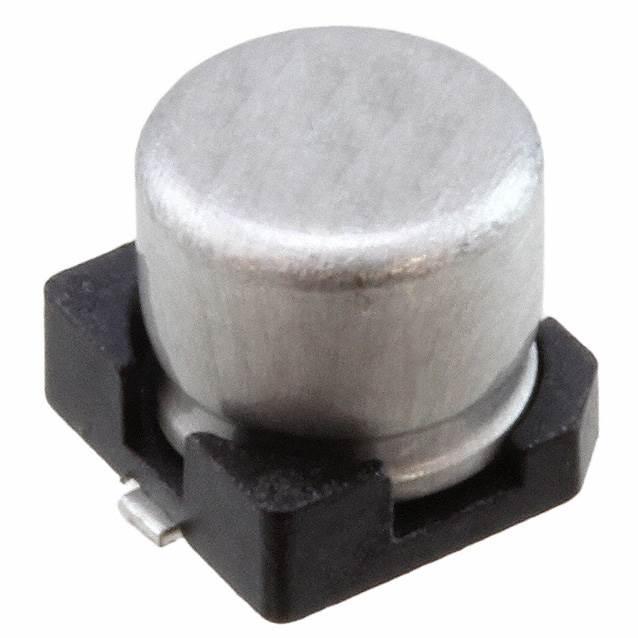 Nichicon-UZE1C4R7MCL1GB Kondensator, Aluminium Cap Aluminum Lytic 4.7uF 16V 20% (4 X 3.9mm) SMD 0.012A 1000h 85°C T/R