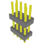 Conn Board Stacker HDR 8 POS 2.54mm Solder ST Top Entry Thru-Hole Bulk