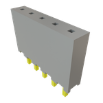 Conn Board Stacker HDR 5 POS 2mm Solder ST Top Entry Thru-Hole Bulk