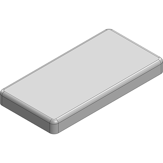 Masach Tech-MS385-10S null 38.5 x 19.5 x 3.8mm One-piece Drawn-Seamless RF Shield/EMI Shield (CRS)