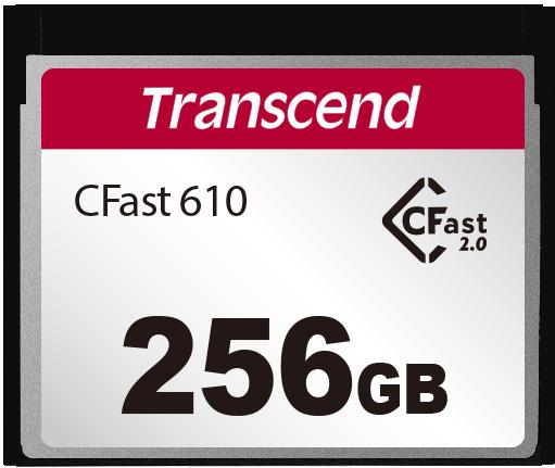 Transcend Information-TS256GCFX610 Flash Cards Flash Card 256G-byte 3.3V CFast Bulk