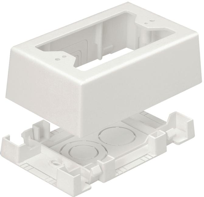Panduit-JBX3510WH-A Kabelzubehör Cable Accessories Outlet Box Polystyrene White