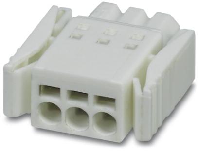 PHOENIX CONTACT-PTSM 0.5/ 3-PL-2.5 WH Steckverbinder, Klemmenblöcke Conn Terminal Block F 3 POS 2.5mm Push-In Spring ST Cable Mount 6A