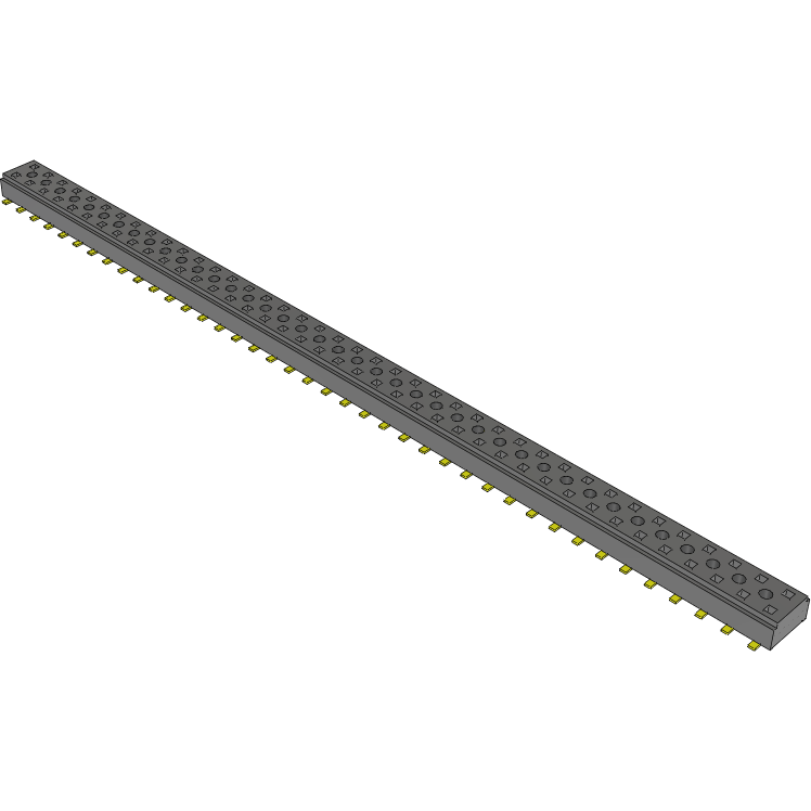 Samtec-CLT-140-02-G-D Piastre connettori e prese PCB Conn Socket Strip SKT 80 POS 2mm Solder ST Top Entry SMD TIGER CLAW™ Tube