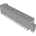 Conn Socket Strip SKT 30 POS 1.27mm Solder ST SMD TIGER EYE™ Tube