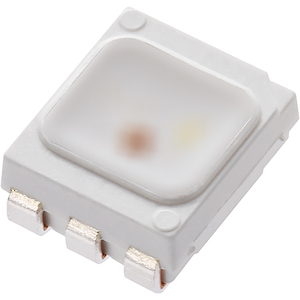 Vishay-VLMRGB6122-B00-08 LEDs LED Tri-Color Blue/Green/Red 451nm/521nm/630nm