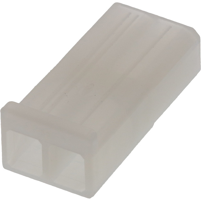 Molex-0015311023 Connector Discrete Wire Housing Conn Housing PL 2 POS 4.8mm Crimp ST Cable Mount Natural Bag