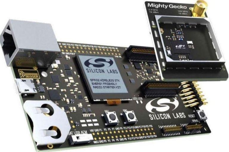 Silicon Labs-SLWRB4172B 嵌入式系统开发板和套件 EFR32MG12P433F1024GM48 Application Processor and SOC Expansion Board 256KB RAM 1MB Flash Linux/Mac OS/Win