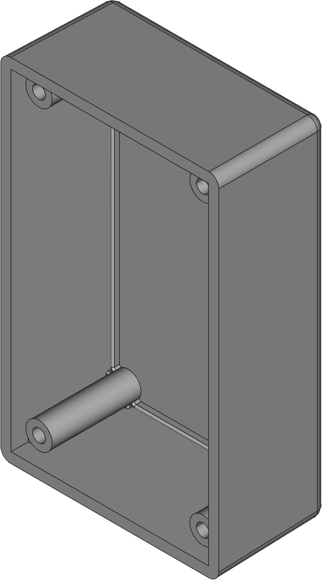 Hammond Manufacturing-1594CSGY  Light Gray Acrylonitrile Butadiene Styrene Wall Mount Watertight Enclosure