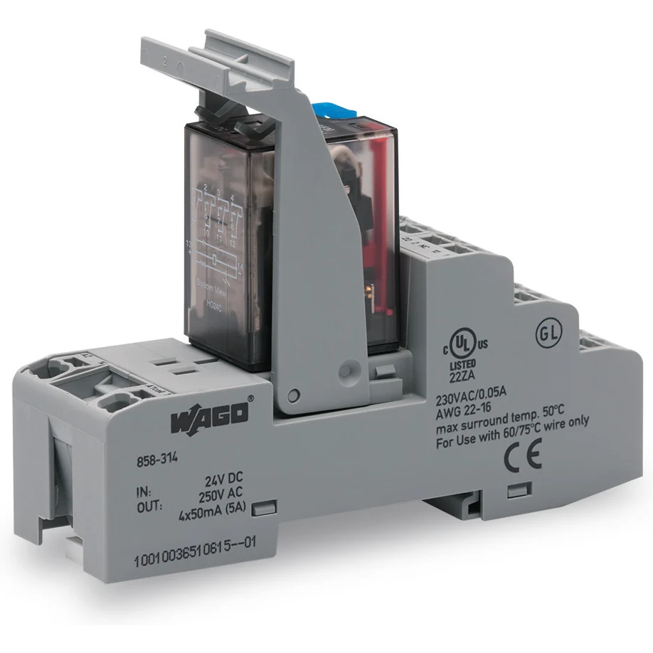 WAGO-858-314 Relays Other Relay module Nominal input voltage 24 VDC