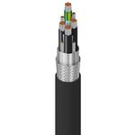 Belden-29505X 0101000 Kabel, Mehrleiter Multi-Conductor Cable Tape/Braid 4Conductors 6AWG 26.11mm 1000VAC Black Low Smoke Zero Halogen 304.8m Reel