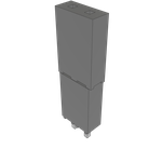 Conn Elevated Socket SKT 2 POS 2.54mm Solder ST Top Entry Thru-Hole Bulk