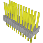 Conn Unshrouded Header HDR 24 POS 1.27mm Solder ST Top Entry Thru-Hole Tube