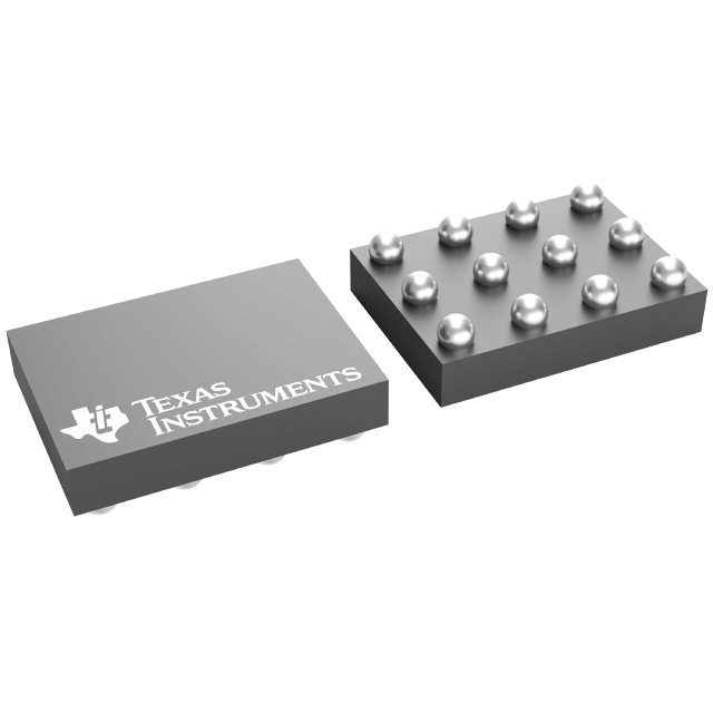 Texas Instruments-LSF0204YZPR Traducteurs de niveau Voltage Level Translator 4-CH Bidirectional 12-Pin DSBGA T/R