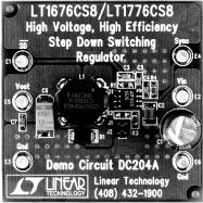 Analog Devices-DC232A Cartes et kits de développement de gestion de la puissance LTC1622MS8 Demonstration Circuit Low Input Voltage Current Mode Step Down DC to DC Converter, 2 to 8 VIN, 1.8, 2.5, or 3.3 VOUT at 800mA