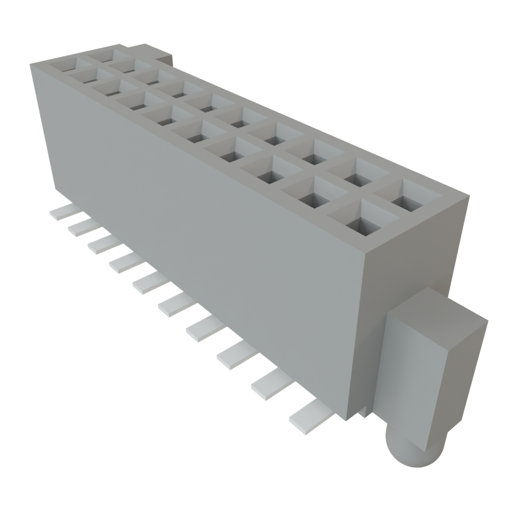 Samtec-SFC-110-T2-F-D-A Steckverbinderleisten und Leiterplattenbuchsen Conn Socket Strip SKT 20 POS 1.27mm Solder ST Top Entry SMD Tube