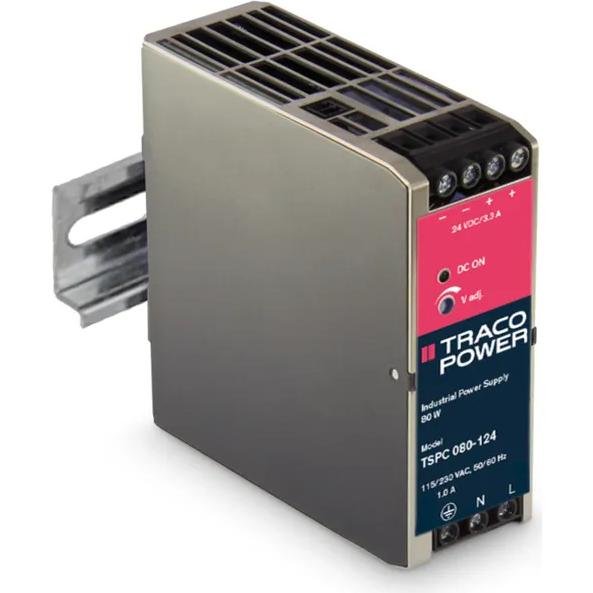 TRACO Electronic AG-TSPC 080-124 Alimentation électrique CA en CC AC/DC Power Supply Single-OUT 24V 3.3A 80W 7-Pin