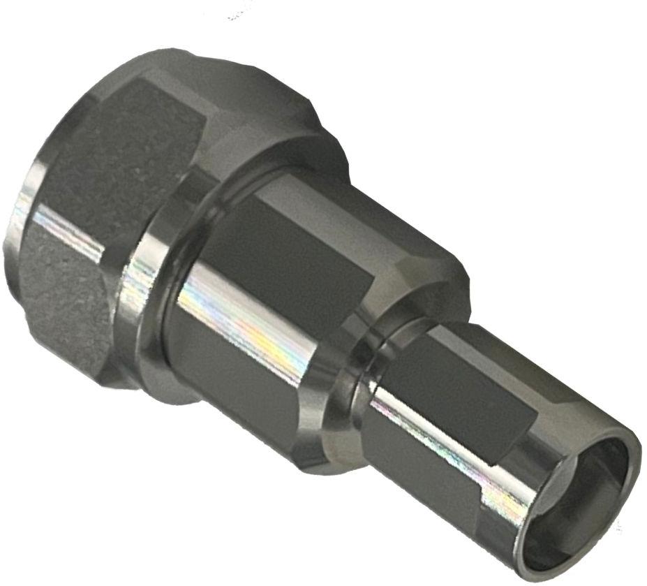 Amphenol-AD-N10P4310P-1 RF-Steckverbinder NEX10 Straight Plug to 4.3/10 Plug Adapter