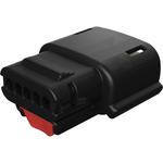 Conn Housing RCP 5 POS Crimp ST Cable Mount Black MX 150™ Carton