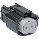 Molex-0194180017 Connector Discrete Wire Housing Conn Housing RCP 2 POS 5.84mm Crimp ST Cable Mount MX150L™ Tray