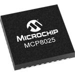 Microchip Technology-MCP8025-115H/MP Contrôle de mouvement du moteur Triple Half Bridge Motor Driver Automotive 40-Pin QFN EP Tube