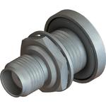 Conn SMA 0Hz to 12.4GHz 50Ohm Crimp ST Panel Mount F Gold Over Nickel Bag