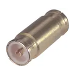 HUBER+SUHNER-32_MMBX-50-0-2/111_NE RF-Steckverbinder Conn MMBX Adapter 0Hz to 6GHz 50Ohm ST PL/PL Gold Over Nickel Single