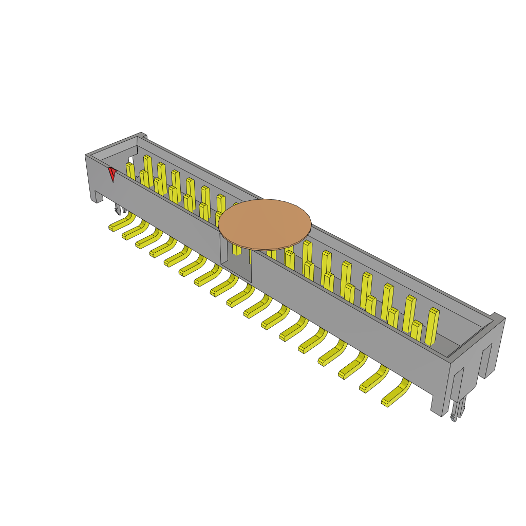 Samtec-STMM-117-02-S-D-SM-LC-K-TR Cabezales del conector y receptáculos PCB Conn Shrouded Header HDR 34 POS 2mm Solder ST Top Entry SMD T/R