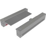 Cable Assembly 0.431m 30AWG 1.27mm 34 to 34 POS IDC Connector to IDC Connector F-F TIGER EYE™ Bulk