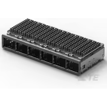 TE Connectivity-2143330-2 Connector Accessories Connector Accessories QSFP+ Cage Right Angle Box/Tray