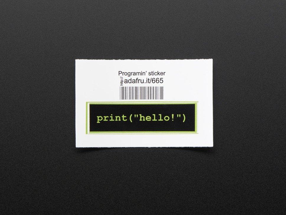 Adafruit Industries-665 Beschriftungen Labels Sticker Vinyl Gloss 21x50mm