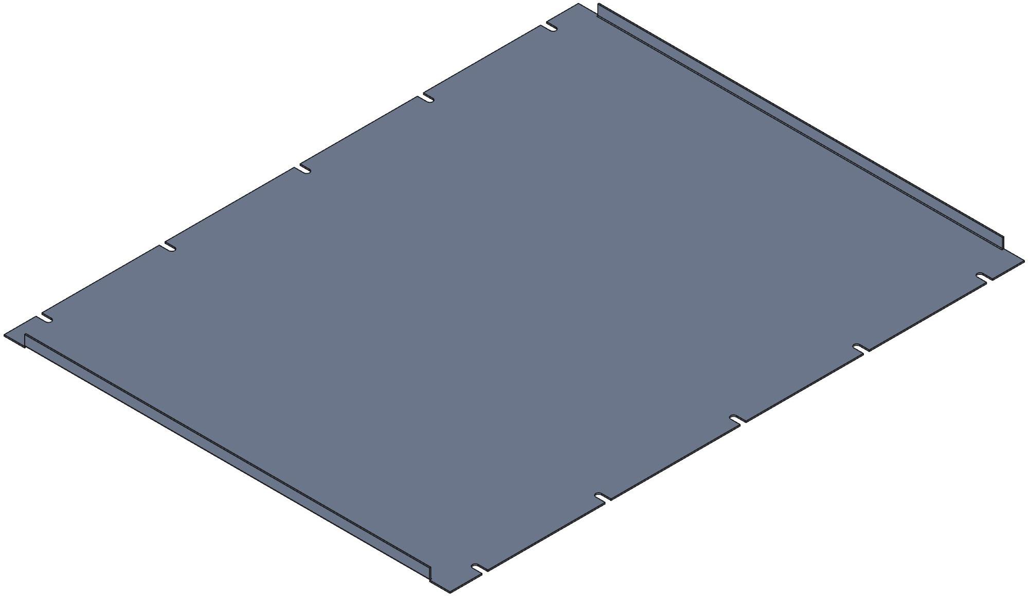 Hammond Manufacturing-PBFS19024GY2 null Gray Formed Steel Rack Panels Pbfs Series