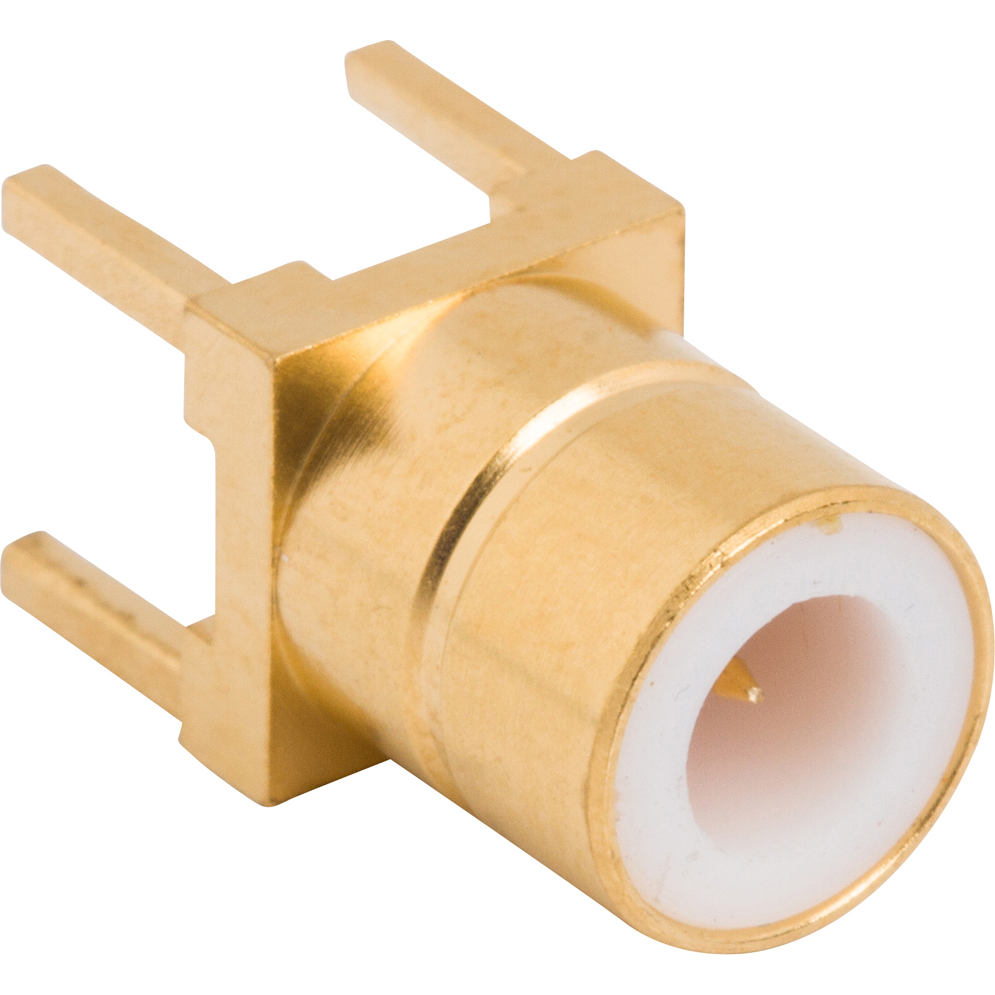 Amphenol RF-903-523J-71P RF-Steckverbinder Conn SMB 0Hz to 4GHz 75Ohm Solder ST Thru-Hole RCP Gold